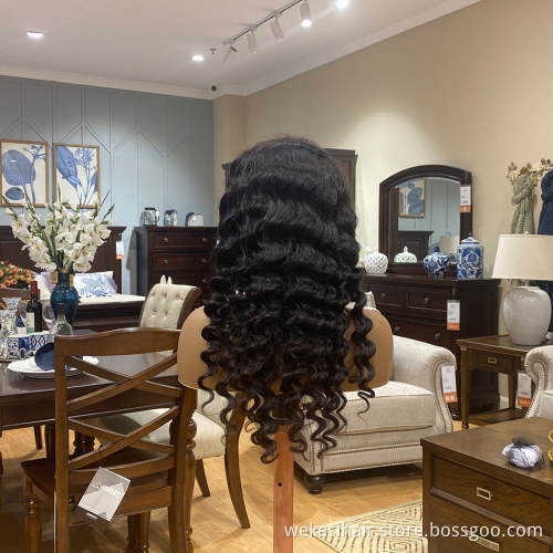 Easy to Wear Head Band Wigs Human Hair Wig With Band For Black Women Non Lace Hair Band With Wig